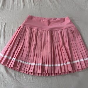 Aerie Offline All Aces pleated mini tennis skort in pink